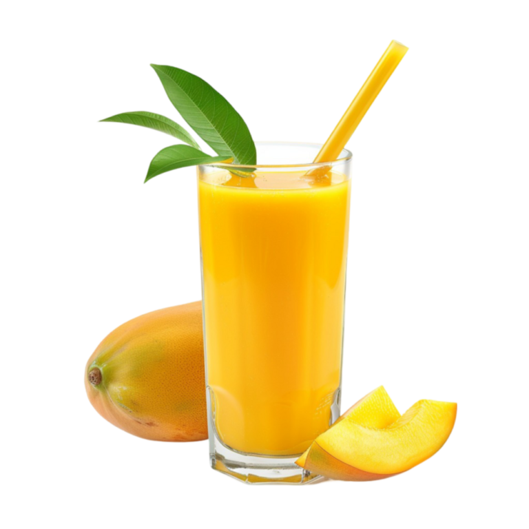 fresh-mango-juice-on-transparent-background-ai-generative-free-png